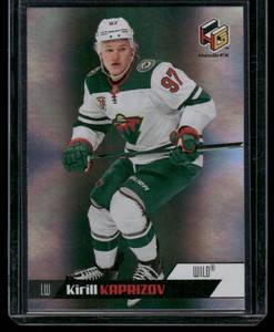 lot 80B image: Kirill Kaprizov RC   2020 Upper Deck HoloGrFx Rookies #HG-1 Minnesota Wild Hockey Card