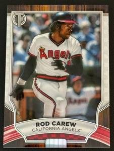 lot 178D image: Rod Carew Triple Threads 2022 Topps #46 Minnesota Twins Baseball Card