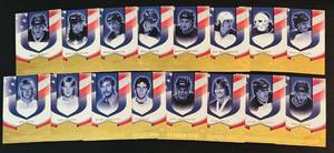 lot 188 image: 2004 Upper Deck Miracle on Ice Miracle Men Team USA Hockey Legendary Signatures 16 Card Set