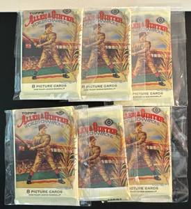 lot 132D image: 6 Packs 2008 Topps Allen & Ginter Baseball Cards (Opened)