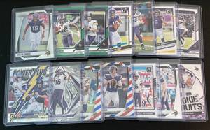 lot 150D image: 14 Card Minnesota Vikings Football Card Lot - Cousins, Darnold, Hockenson, Greenway, Hall, Turner, Reichard, Culpepper