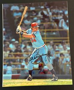 lot 89 image: Tom Brunansky Signed 8x10 Minnesota Twins Baseball Photo