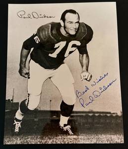 lot 103 image: Paul Dickson Signed 8x10 Photo Football