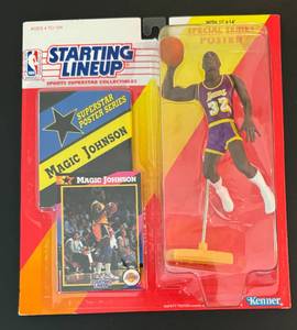 lot 132 image: Magic Johnson Starting Lineup Basketball Figure