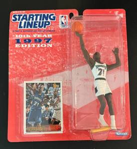 lot 133 image: Kevin Garnett 1997 Starting Lineup Minnesota Timberwolves Basketball Figure