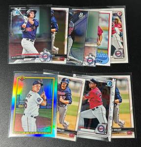 lot 126A image: Alex Kiriloff 10 Card Minnesota Twins Baseball Lot