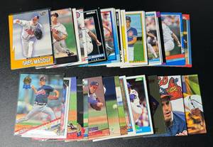 lot 61A image: Greg Maddux Large Baseball Card Lot