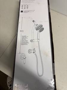 lot 11 image: Glacier Bay Handheld Showerhead Set, Model 847346