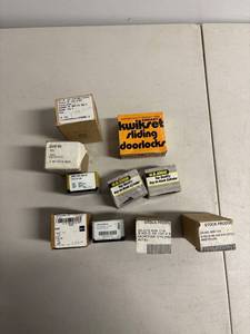 lot 20 image: Collection of 9 Kwikset and U.S. Lock Door Lock Parts