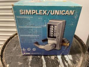 lot 81 image: ILCO Unican Mechanical Pushbutton Lock L1000 Series