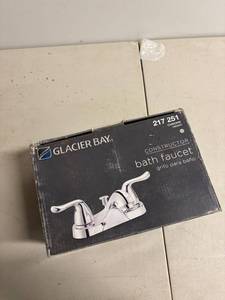 lot 96 image: Glacier Bay Constructor Chrome Bath Faucet