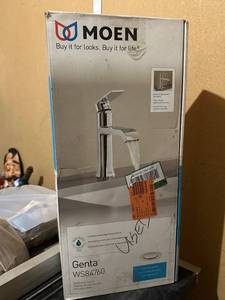 lot 150 image: Moen Genta WS84760 Bathroom Faucet - Open Box