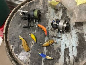 lot 153 image: Vintage Fishing Reel and Lure Collection