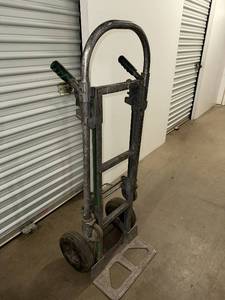 lot 202 image: Used Heavy-Duty Metal Hand Truck with Dual Handles