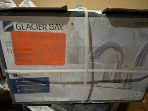 lot 106 image: Glacier Bay Irena Chrome Bath Faucet with 4 Centerset
