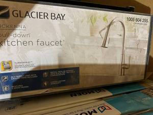 lot 128 image: New Glacier Bay McKenna Pull-Down Kitchen Faucet