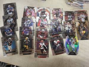 lot 262 image: Collection of Sports Trading Cards with Autographed Memorabilia
