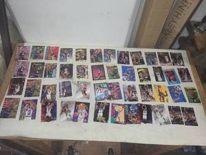 lot 267 image: Large Collection of NBA Trading Cards Featuring Star Players