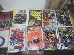 lot 274 image: Collection of Marvel and Indie Comic Books Including Wolverine and Defenders