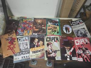lot 276 image: Collection of 25 Assorted Comic Books including Superman and Caper Series