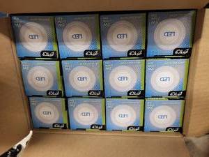 lot 18A image: Box of 48 TCP LED Lamps 5W E26 G16 2700K Frosted