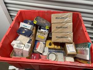 lot 163 image: Large Assortment of Door Hardware and Key Blanks