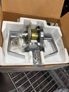 lot 219 image: Schlage Classroom Lock AL70PD SAT 626 in Original Packaging