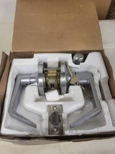 lot 240 image: Schlage Commercial Door Lever Lockset with Keys