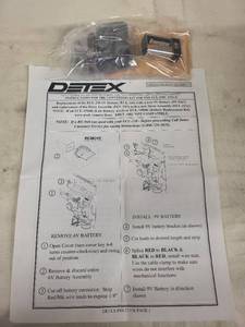 lot 246 image: Detex 9V Conversion Kit with Energizer Battery