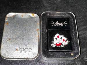 lot 177E image: Lucky 7s Sailor Jerry Zippo Lighter in Tin Case