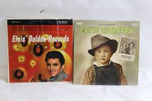 lot 250 image: Elvis Presley Vinyl Records Collection Elvis Golden Records & Elvis Country