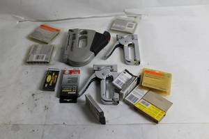 lot 272 image: Black & Decker PowerShot and Staplers with Assorted Staples