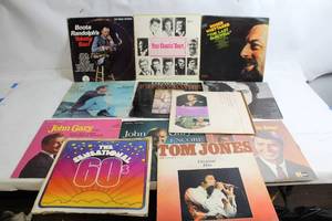 lot 274 image: Collection of 12 Vintage Vinyl Records Including Tom Jones and Boots Randolph