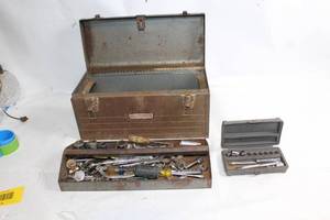 lot 278 image: Large Collection of Assorted Hand Tools in Metal Tool Box