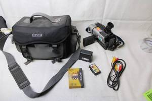 lot 27 image: Sony Video Camera Recorder, Accessories, and Ryka Bag