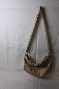 lot 47 image: Tyler Rodan Gold Textured Shoulder Bag with Adjustable Strap