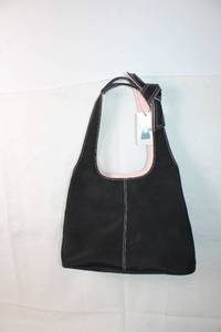 lot 49 image: St. Johns Bay Black and Pink Handbag with Tag