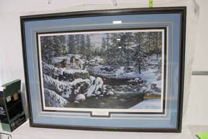 lot 67 image: Limited Edition Framed Print Winters Glory by Kim Norlien