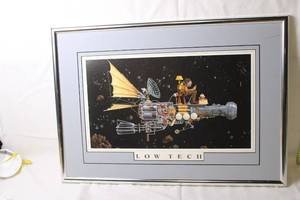 lot 74 image: Framed Print Low Tech by Artist Duane A. Cox