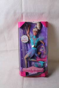 lot 114 image: 1998 Olympic Skater Barbie Doll with Certificate of Authenticity
