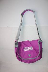 lot 158 image: Lifetime Athletic Purple Messenger Bag