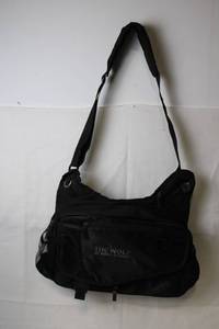 lot 160 image: The Wolf of Wall Street Themed Black Shoulder Bag