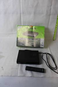 lot 200 image: Used Insignia Digital to Analog TV Converter Box with Remote