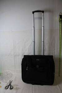 lot 212 image: Delsey Rolling Laptop Bag with Telescopic Handle