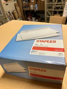 lot 72 image: EasyClose #10 Envelopes