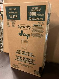 lot 77 image: 12oz Foam Cups