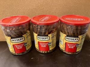 lot 48 image: Snyders Pretzel Rods