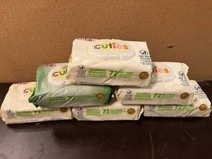 lot 55 image: Sensitive Unscented Baby Wipes