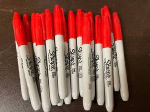 lot 108 image: Red Sharpie Markers