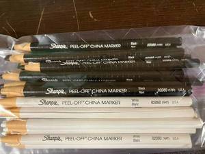 lot 114 image: Sharpie Grease Pencils